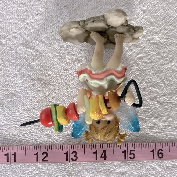 Vintage Enesco My Little Kitchen Fairies Shishkabob Fairie Figurine 2005 - Picture 4 of 11